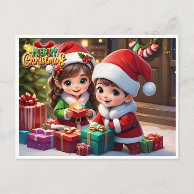Merry Christmas Postcard (Front)