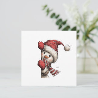 Merry Christmas Postcard | Festive Holiday Greetin