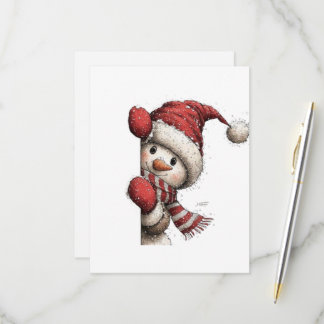 Merry Christmas Postcard | Festive Holiday Greetin