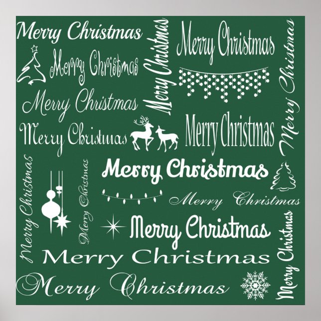 Merry Christmas Poster (Front)