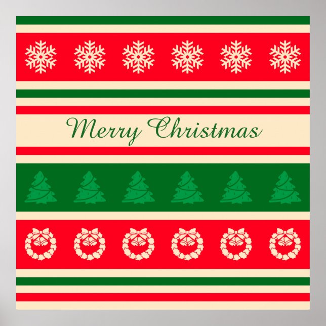 Merry Christmas Poster (Front)
