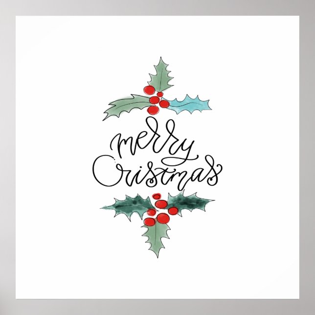 Merry Christmas Poster (Front)