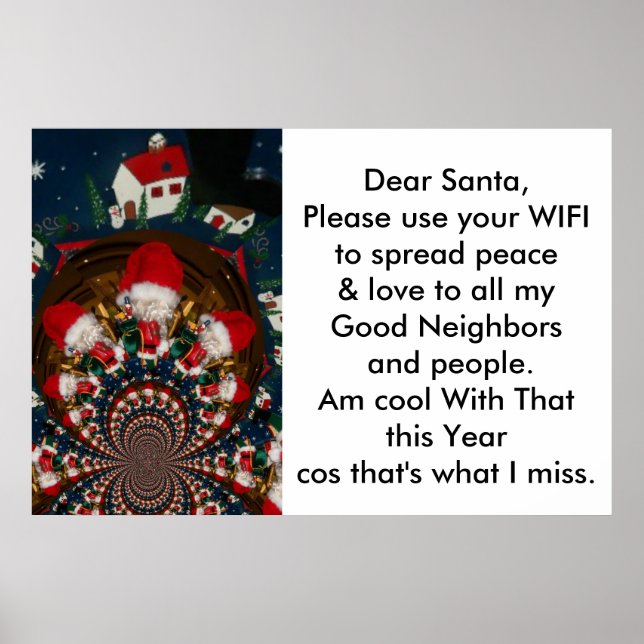 Merry Christmas Poster (Front)