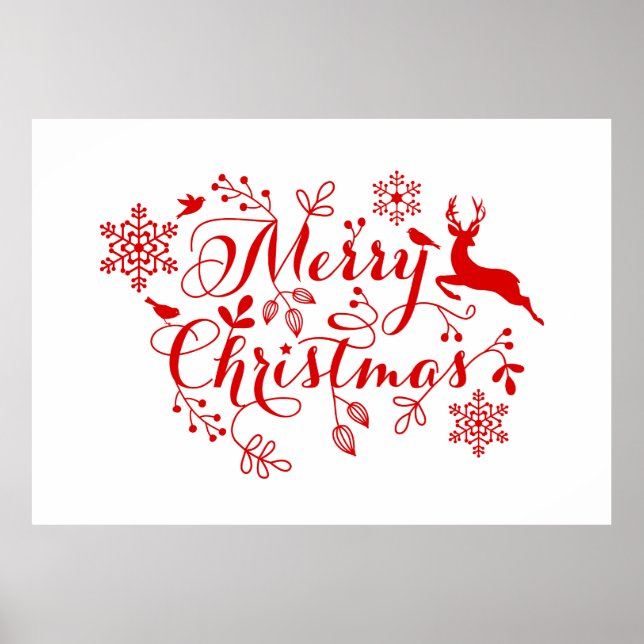 Merry Christmas Poster (Front)