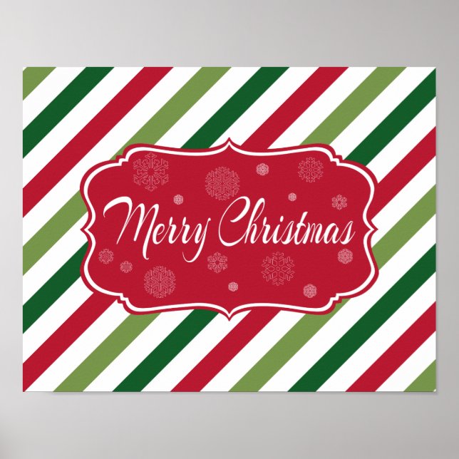 Merry Christmas Poster (Front)