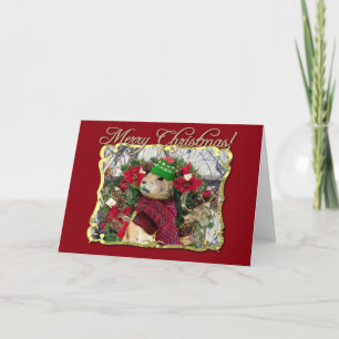 Merry Christmas Prairie Dog Holiday Card
