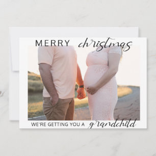 merry Christmas pregnancy/baby announcement photo