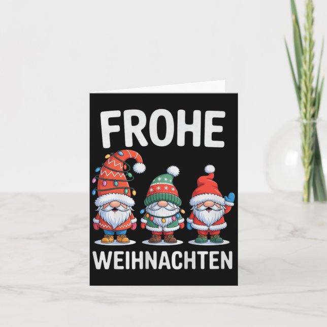 Merry Christmas Premium Tri-blend  Card (Front)