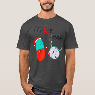 Merry Christmas Prescription  Funny Holiday T-Shirt