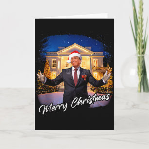 Merry Christmas – President Trump Santa Funny Grap Card