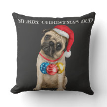 Merry Christmas pug