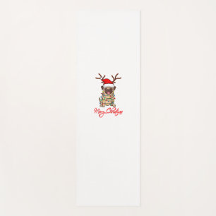 MERRY CHRISTMAS PUG Owner Ugly Christmas Funny Dog Yoga Mat