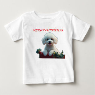 Merry christmas puppy baby T-Shirt