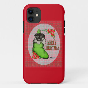 Merry Christmas Puppy iPhone 11 Case