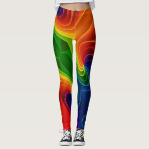 MERRY CHRISTMAS RAINBOW  LEGGINGS