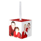 Merry Christmas Red 4 Family Photo Festive Gift