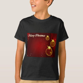 Merry Christmas red background T-Shirt