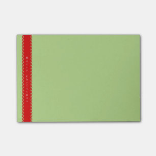 Merry Christmas, Red Banner Post-it Notes