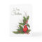 Merry Christmas, Red Cardinal Bird, Holly, Berries
