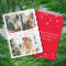 merry christmas red script 3 photos collage modern