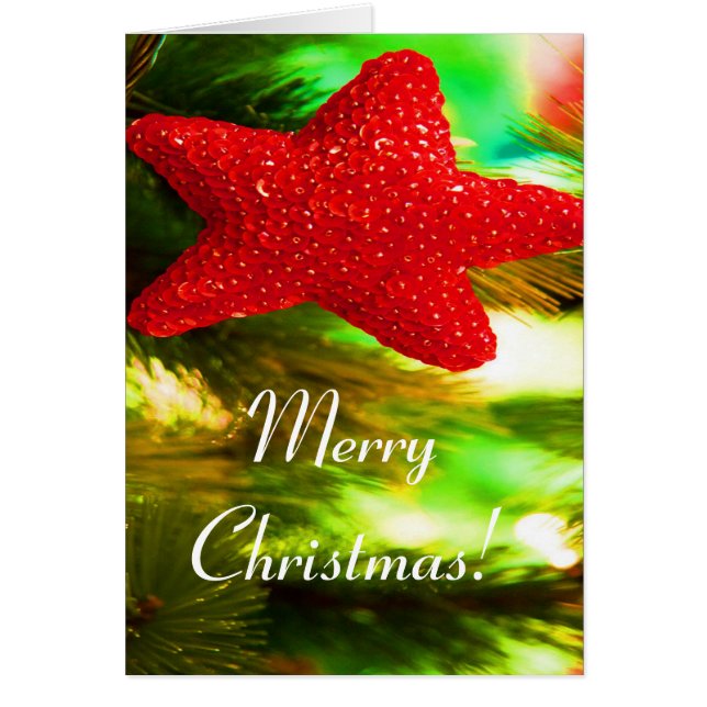Merry Christmas Red Star I (Front)