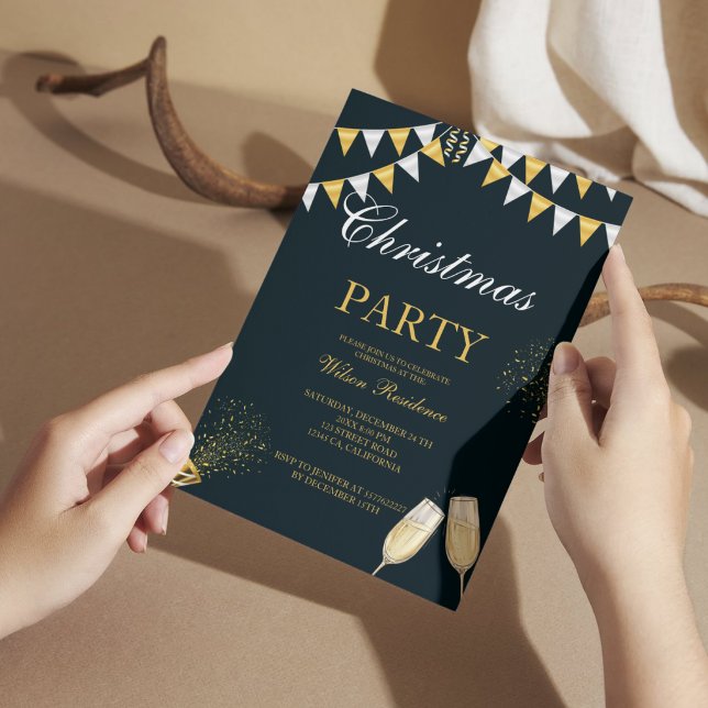 Merry Christmas | Red Typography Invitation (Creator Uploaded)