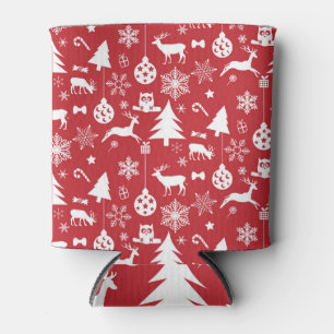 Merry Christmas: Red Vintage Collection Can Cooler