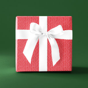 Merry Christmas Red White Peppermint Candy Wrapping Paper