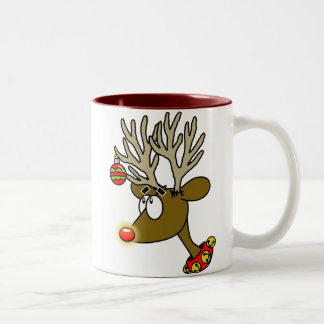 Merry Christmas Reindeer Coffee Cup