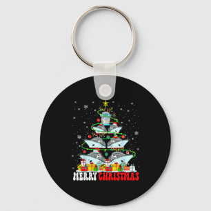 Merry Christmas Reindeer Elf Santa Cruise Ships Xm Key Ring