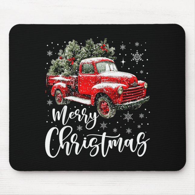 Merry Christmas Reindeer Elf Santa Cruise Ships Xm Mouse Mat (Front)