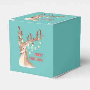 Merry Christmas Reindeer Favour Box