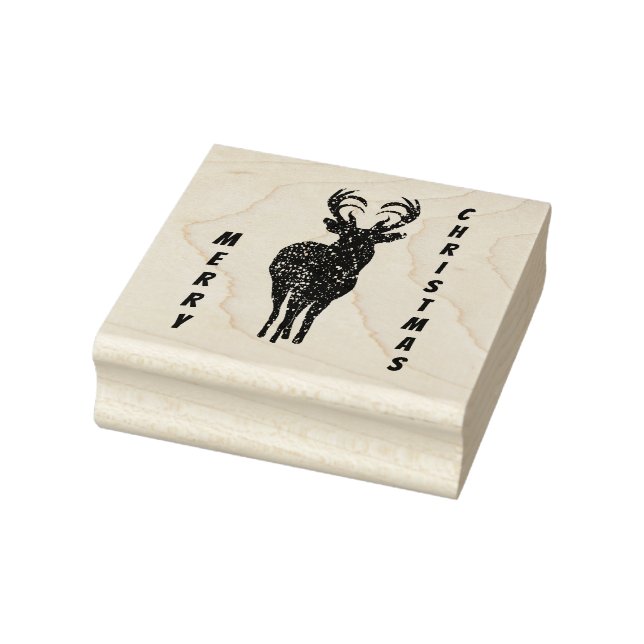 Merry Christmas Reindeer Stamp (Stamp)