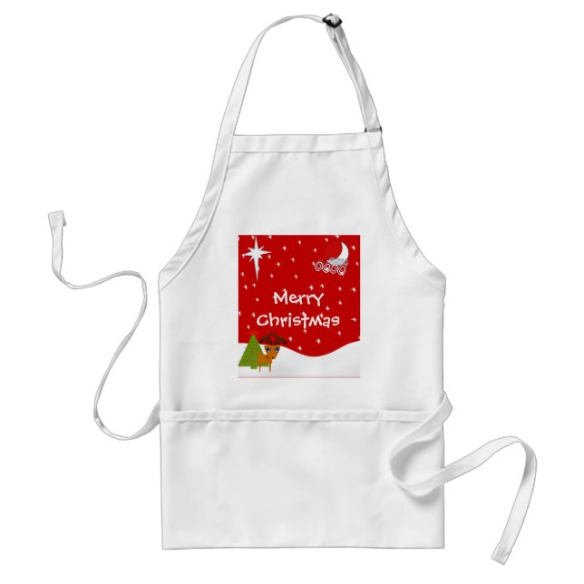 Merry Christmas Reindeer ! - Standard Apron (Front)