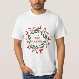 Merry Christmas reindeer Value T-Shirt