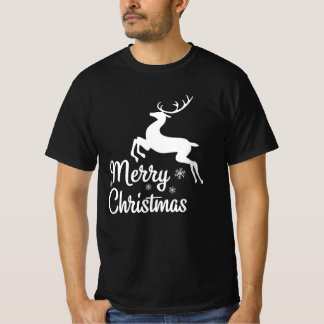 Merry Christmas Reindeer Xmas Family Matching  T-Shirt
