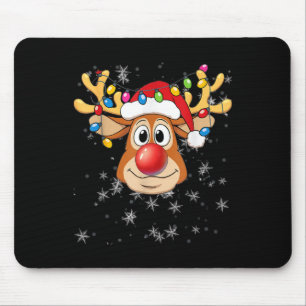 Merry Christmas Reindeer Xmas Santa Claus Men Wome Mouse Mat
