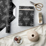 Merry Christmas Religious Calligraphy Chalkboard Wrapping Paper<br><div class="desc">We say 'Merry Christmas' but often we forget the origin of the words. This original hand lettering uses its unique design to tell the story simply and elegantly in the fashionable and fun chalkboard look. Show your CHRISTmas spirit. Find this piece of designed lettering on other products - just check...</div>