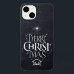 Merry CHRISTmas Religious Chalkboard Calligraphy C Case-Mate iPhone 14 Case<br><div class="desc">We say Merry Christmas; but often we forget the origin of the words. This original hand lettering uses its unique design to tell the story simply and elegantly. Show your CHRISTmas spirit.</div>