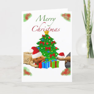 Merry Christmas Reptile Style! Holiday Card