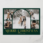 Merry Christmas Retro Arch Photo Collage