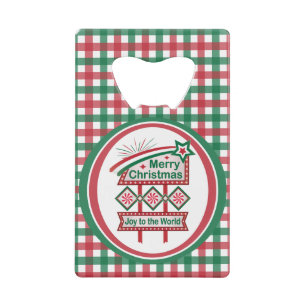 Merry Christmas Retro Marquee – Joy to the World