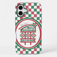 Merry Christmas Retro Marquee – Joy to the World