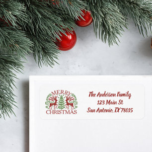 Merry Christmas Return Address