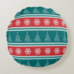 Merry Christmas Round Cushion
