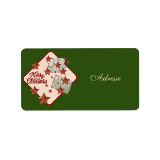 Merry Christmas Round Sticker