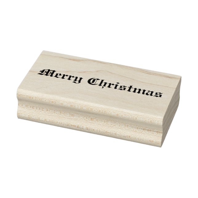 Merry Christmas  Rubber Stamp (Stamp)
