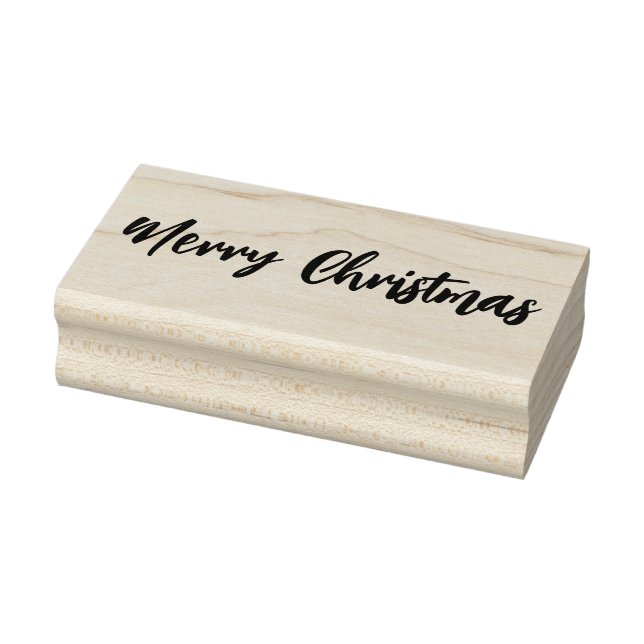 Merry Christmas Rubber Stamp (Stamp)