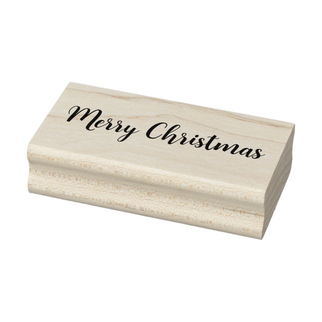 Merry Christmas Rubber Stamp (Stamp)