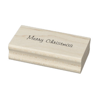 Merry Christmas Rubber Stamp